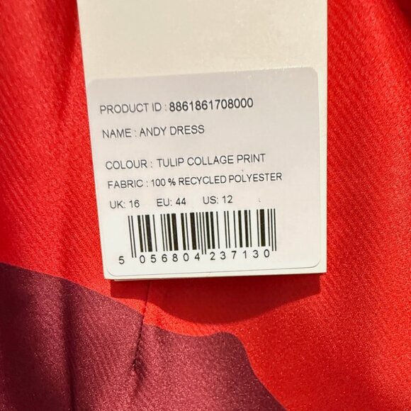 Andy Dress in Tulip Collage Print - Picture 6 of 6